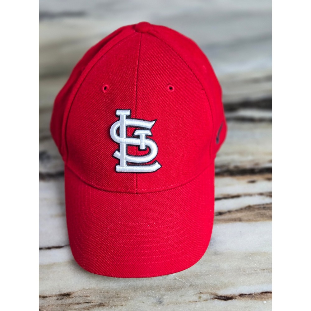 Nike Team St Louis Cardinals MLB Baseball Hat Red Adjustable Cap Swoosh Logo